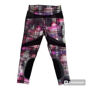 Saucony Cropped Legging Multicolored Running Yoga Women Size M